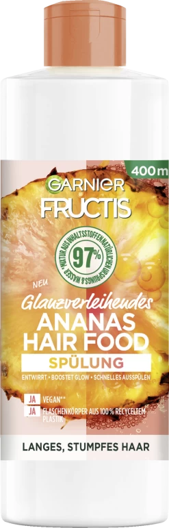 Glanzverleihendes Ananas Hair Food Spülung