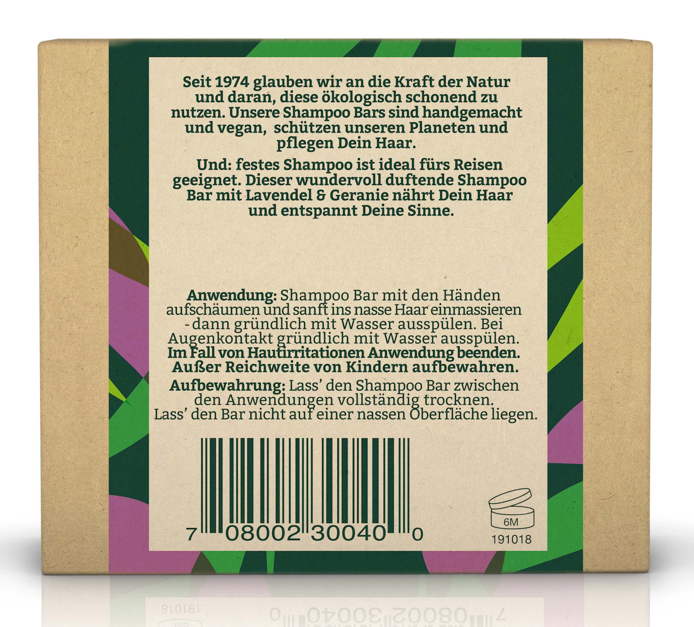 Shampoo Bar Lavendel & Geranie 4 Shampoo Bar Lavendel & Geranie – Bild 2