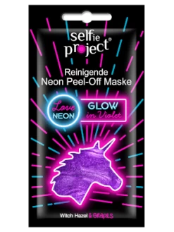 Reinigende Neon Peel-Off Maske #Glow In Violet