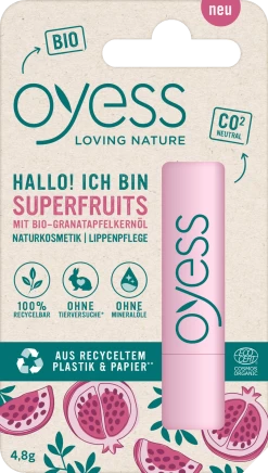 Hallo! Ich Bin Superfruits Lippenpflege Mit Bio-Granatapfelöl