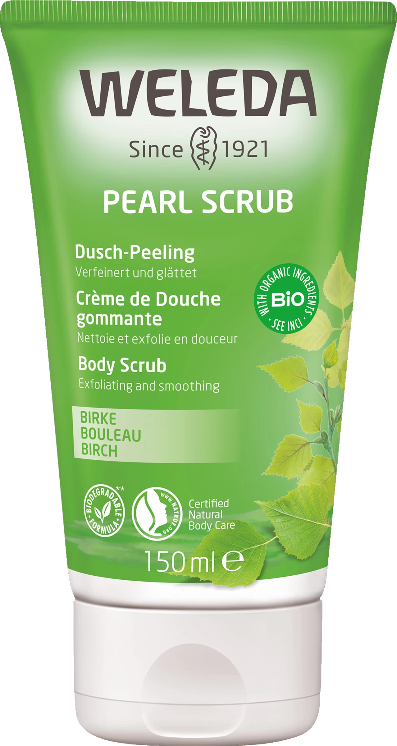 Weleda Pearl Scrub Dusch-Peeling Birke 3 Weleda Pearl Scrub Dusch-Peeling Birke