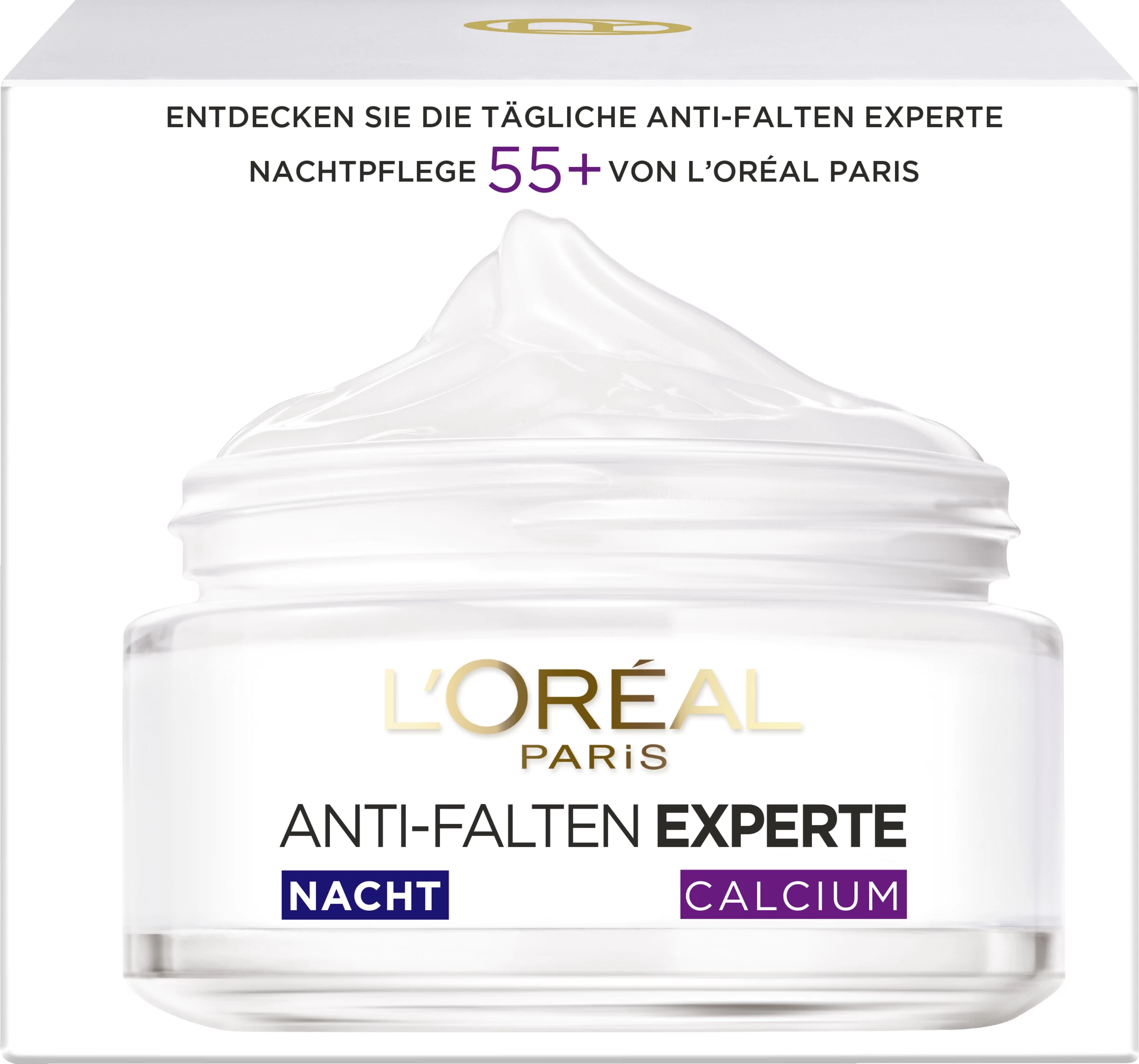 L’Oréal Paris 55+ Feuchtigkeitspflege Nacht 4 L’Oréal Paris 55+ Feuchtigkeitspflege Nacht – Bild 2