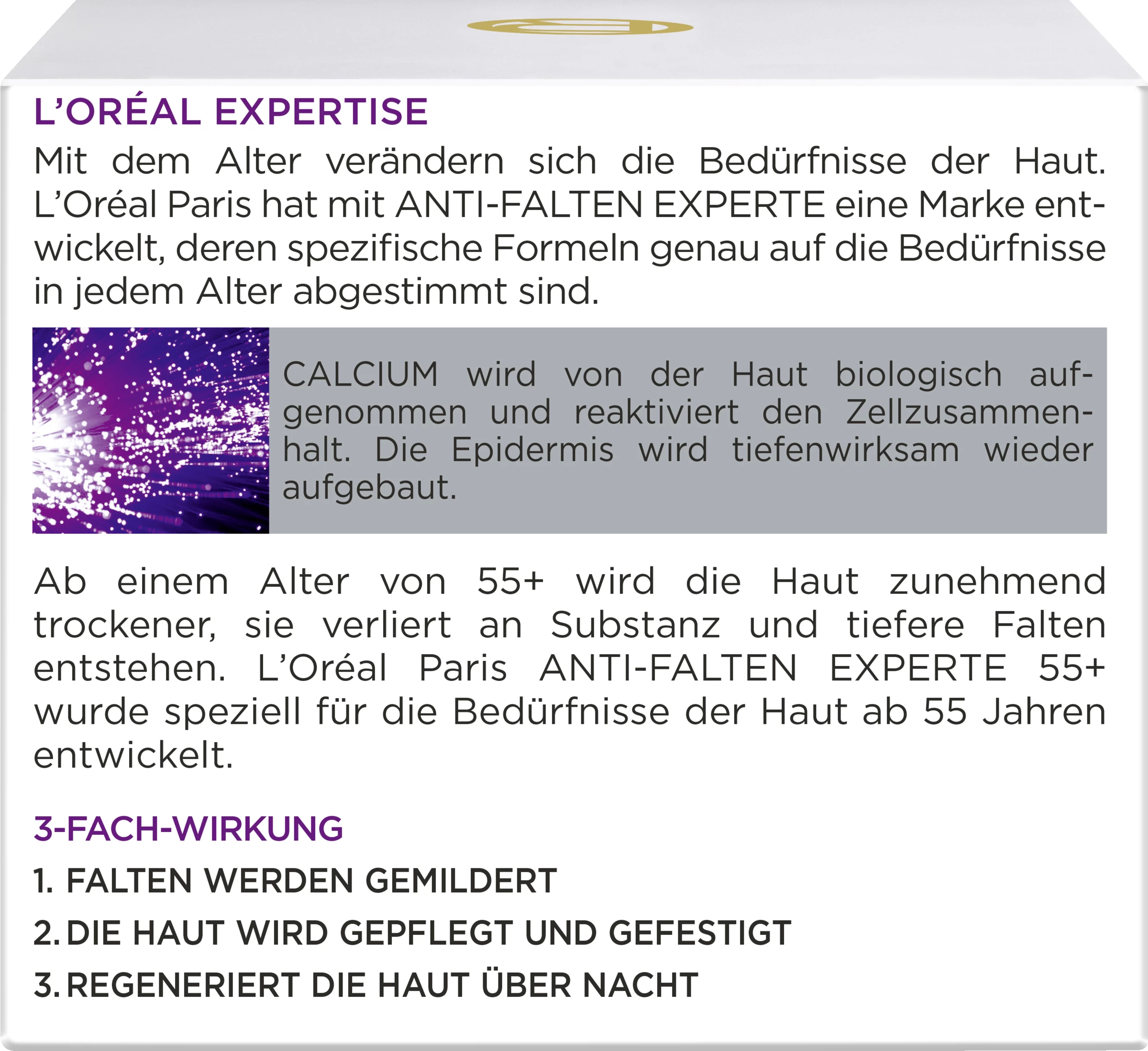 L’Oréal Paris 55+ Feuchtigkeitspflege Nacht 6 L’Oréal Paris 55+ Feuchtigkeitspflege Nacht – Bild 4