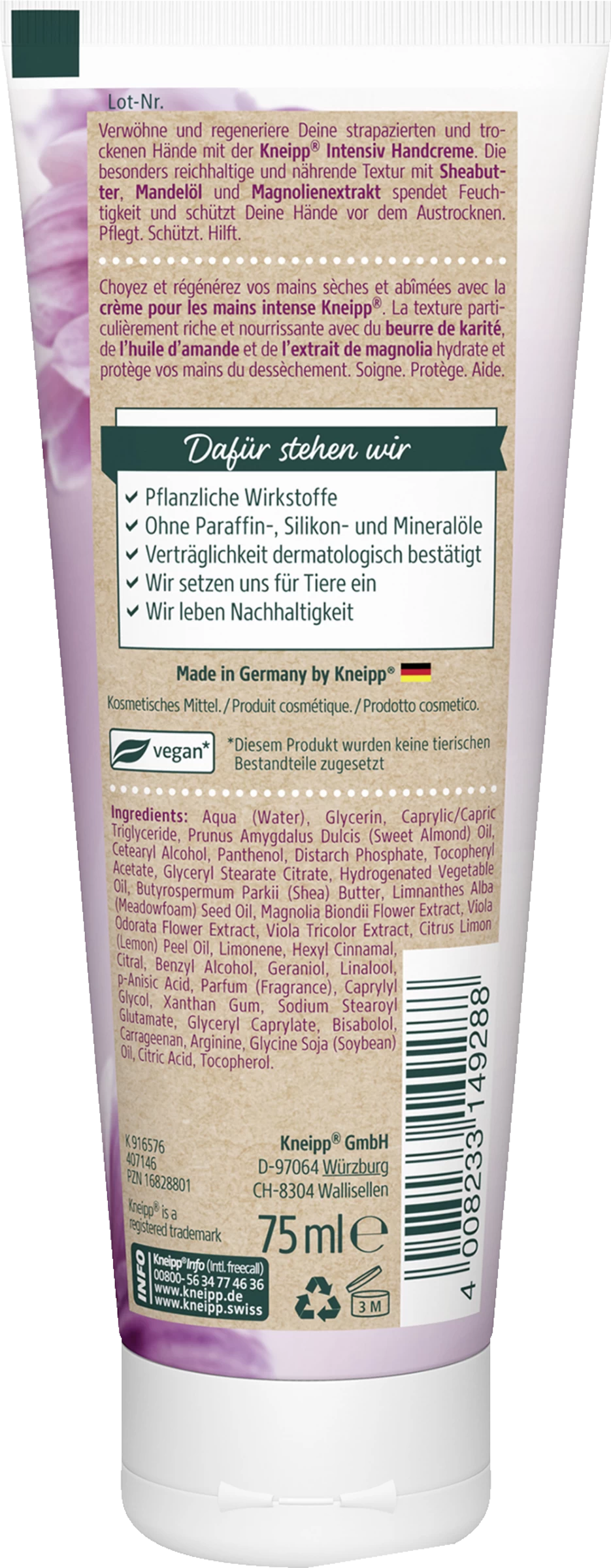 Intensiv Handcreme Blütentraum 4 Intensiv Handcreme Blütentraum – Bild 2