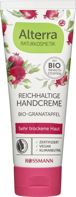 Reichhaltige Handcreme Bio-Granatapfel