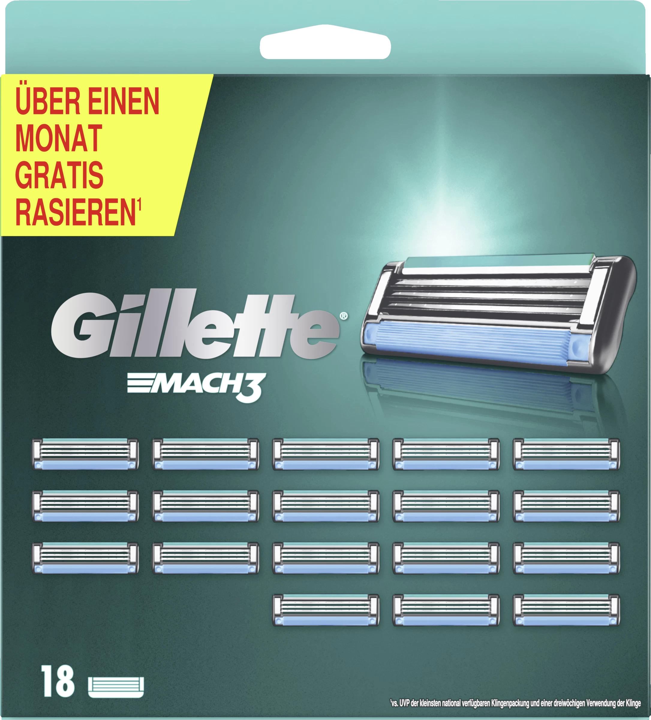 Gillette® Mach3 Rasierklingen 3 Gillette® Mach3 Rasierklingen