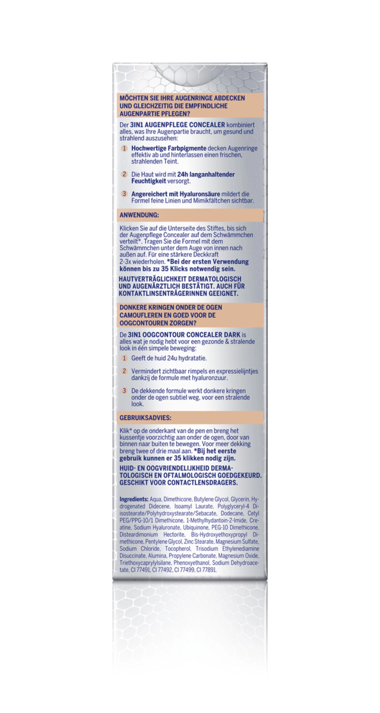 NIVEA Cellular Filler 3in1 Augenpflege Concealer Dunkel 4 NIVEA Cellular Filler 3in1 Augenpflege Concealer Dunkel – Bild 2