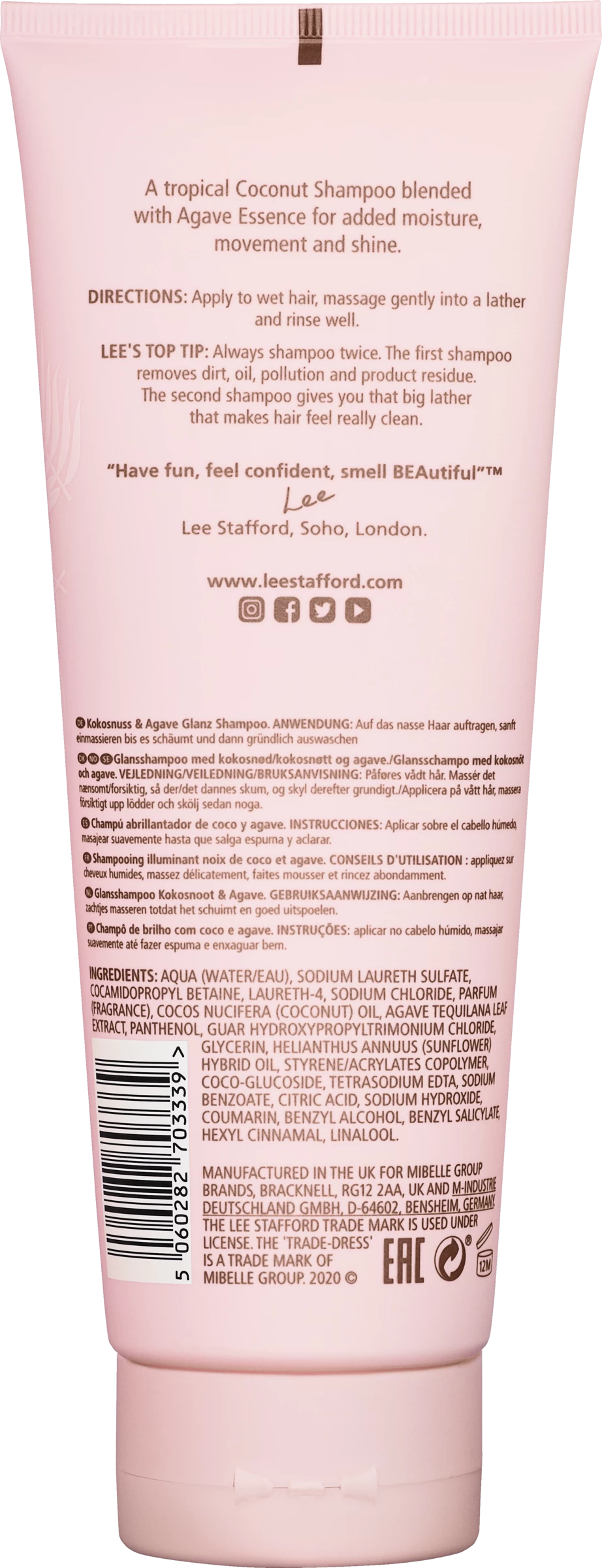 Coco Loco Agave Shine Shampoo 4 Coco Loco Agave Shine Shampoo – Bild 2