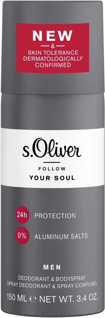 S.Oliver Men Deodorant & Bodyspray Follow Your Soul 3 S.Oliver Men Deodorant & Bodyspray Follow Your Soul