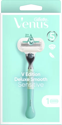V Edition Deluxe Smooth Sensitive Rasierer Mit 1 Klinge