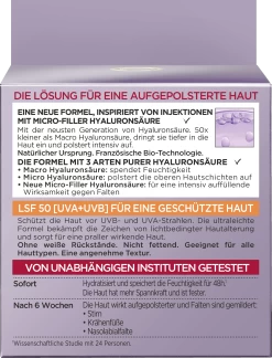 Filler [+Hyaluronsäure] Intensiv Aufpolsternde Anti-Age Tagespflege Mit LSF 50 -hochwertige Pflegeprodukte MAM 7298524 SHOP IMAGE 1.4