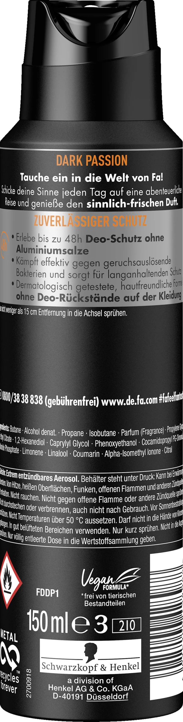 Deodorant & Bodyspray Dark Passion 4 Deodorant & Bodyspray Dark Passion – Bild 2