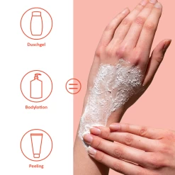 3in1 Dusch-Fluff Mandelmilch Mit Zuckerpeeling 8 3in1 Dusch-Fluff Mandelmilch Mit Zuckerpeeling -hochwertige Pflegeprodukte MAM 7371988 SHOP IMAGE 1.4