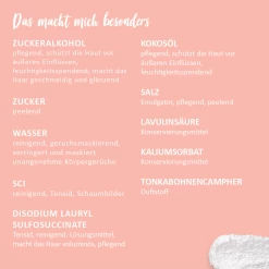 3in1 Dusch-Fluff Mandelmilch Mit Zuckerpeeling 9 3in1 Dusch-Fluff Mandelmilch Mit Zuckerpeeling -hochwertige Pflegeprodukte MAM 7371989 SHOP IMAGE 1.4