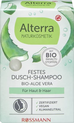 Festes Dusch-Shampoo Für Haut & Haar