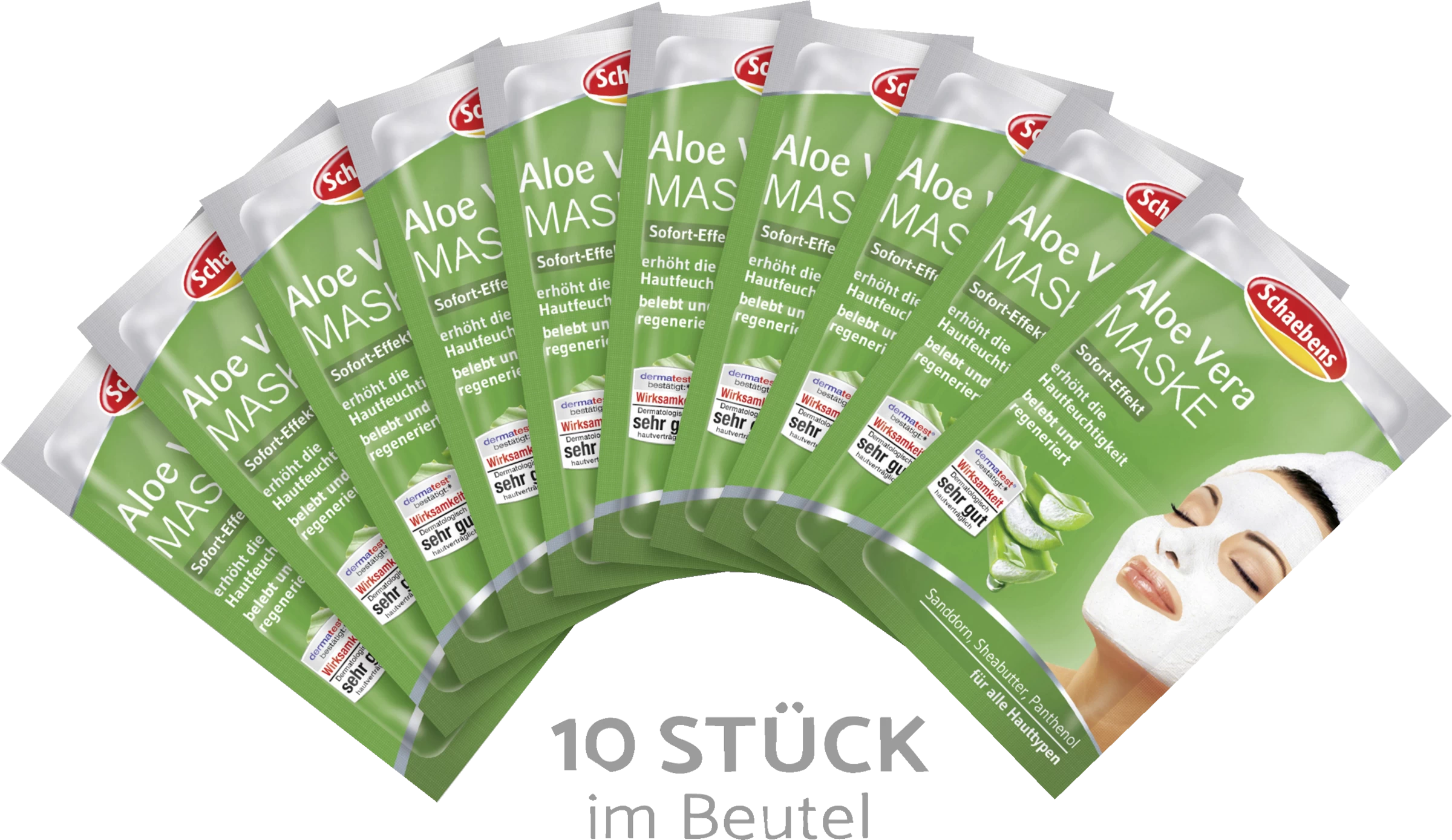 Aloe Vera Maske 10er Beutel 3 Aloe Vera Maske 10er Beutel