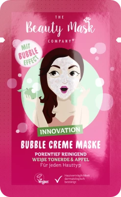 Bubble Creme Maske Porentief Reinigend