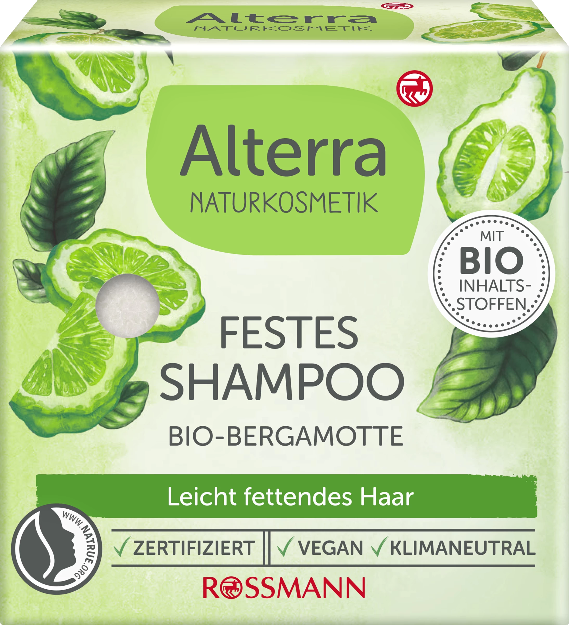 Festes Shampoo Bio-Bergamotte & Bio-Olive 3 Festes Shampoo Bio-Bergamotte & Bio-Olive