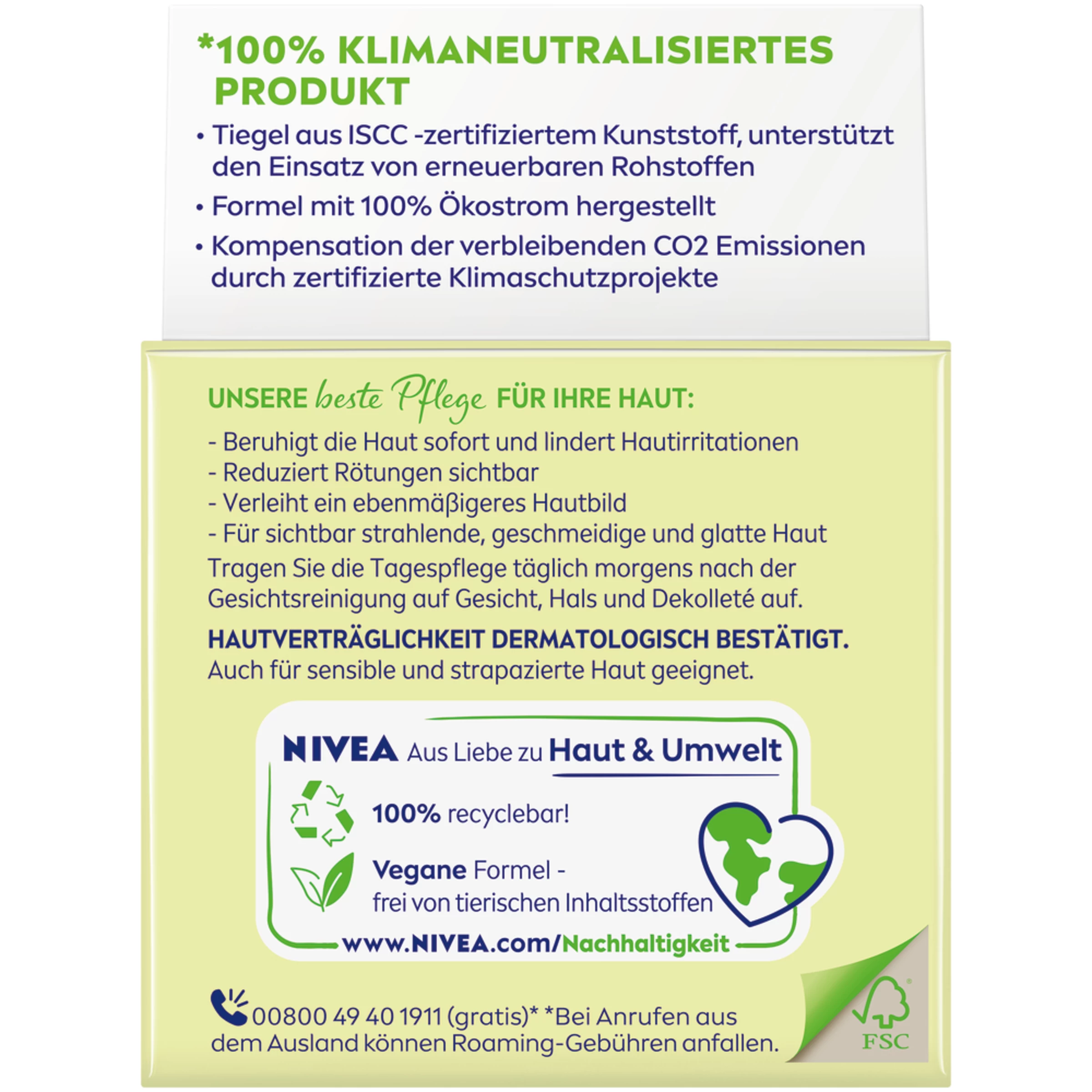 NIVEA Natural Balance Beruhigende Tagespflege 4 NIVEA Natural Balance Beruhigende Tagespflege – Bild 2