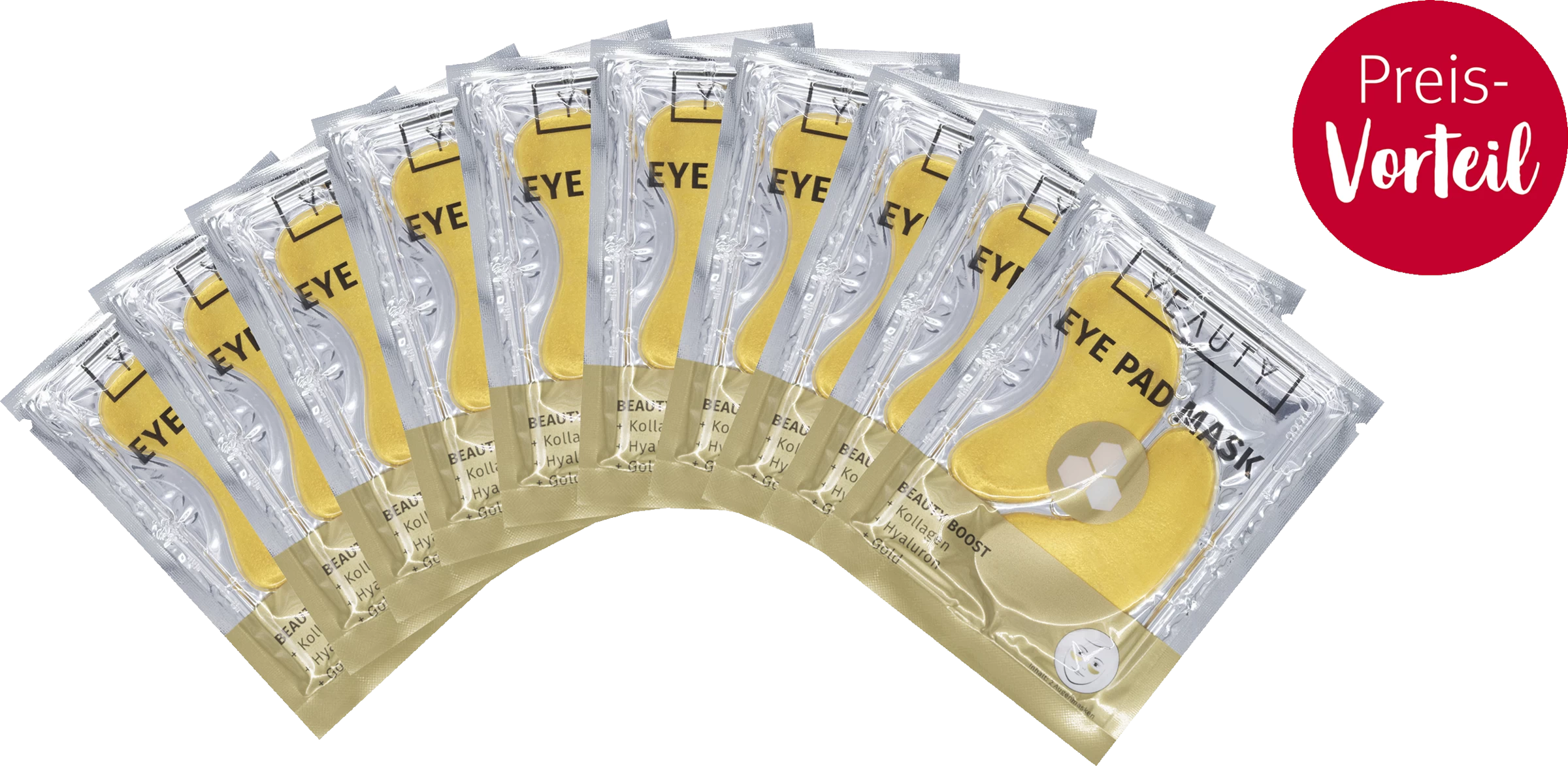 Vorteilspack Eye Pad Mask Beauty Boost 3 Vorteilspack Eye Pad Mask Beauty Boost