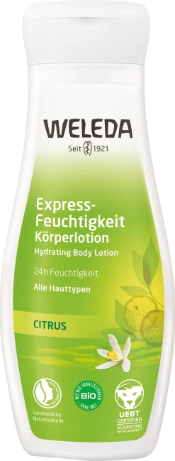 Weleda Express-Feuchtigkeit Körperlotion Citrus
