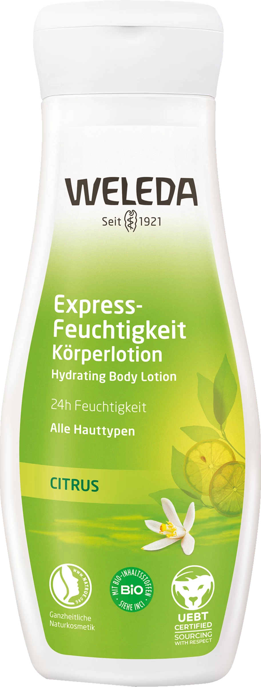 Weleda Express-Feuchtigkeit Körperlotion Citrus 3 Weleda Express-Feuchtigkeit Körperlotion Citrus