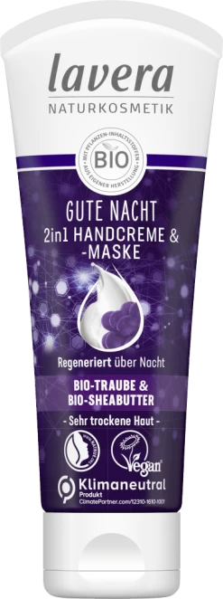Lavera Gute Nacht 2in1 Handcreme & -maske