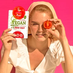 Go Vegan SATURDAY RED DAY Tuchmaske 9 Go Vegan SATURDAY RED DAY Tuchmaske -hochwertige Pflegeprodukte MAM 7887514 SHOP IMAGE 1.4