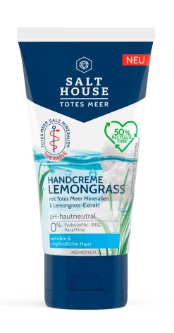 Handcreme Lemongrass Mit Totes Meer Mineralien & Lemongrass - Extrakt
