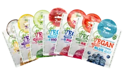 Go VEGAN Vorteilspack HEALTHY WEEK Tuchmasken