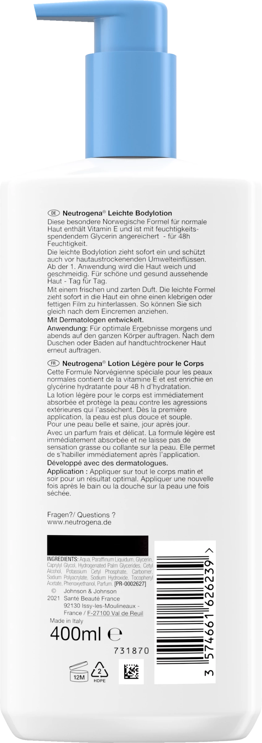 Neutrogena Leichte Bodylotion 6 Neutrogena Leichte Bodylotion – Bild 4