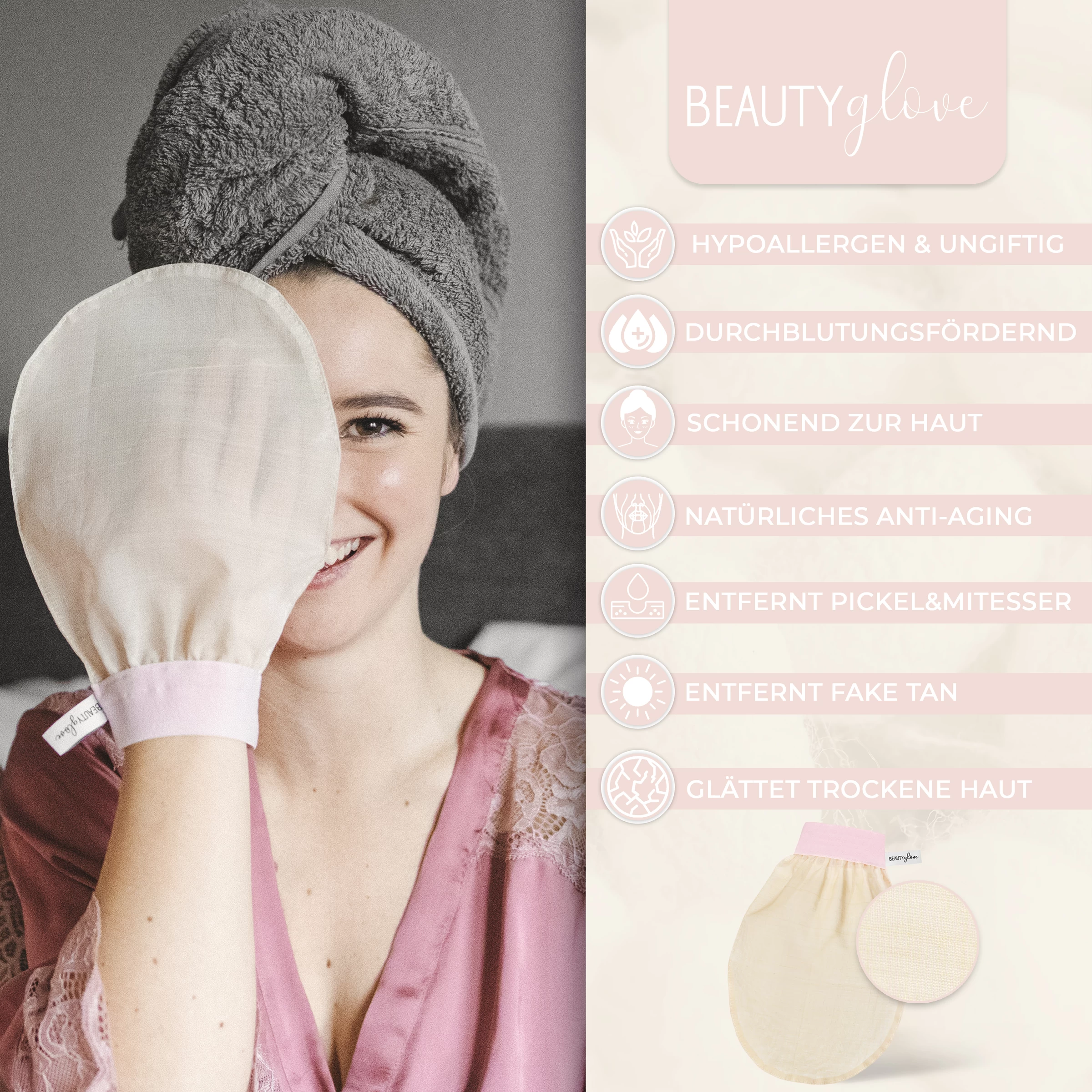 Peelinghandschuh Aus Seide 7 Peelinghandschuh Aus Seide – Bild 5