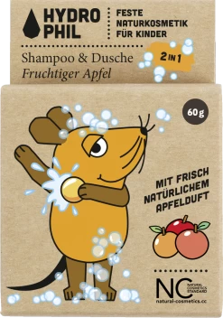 Festes Kinder Shampoo & Dusche 2in1 Maus Fruchtiger Apfel
