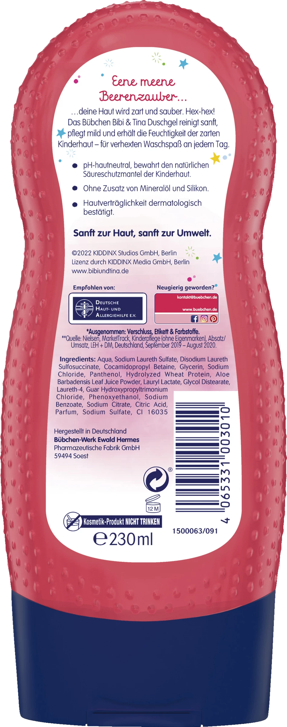 Bibi & Tina Duschgel Beerenzauber 4 Bibi & Tina Duschgel Beerenzauber – Bild 2