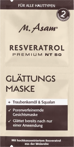 Resveratrol Glättungsmaske