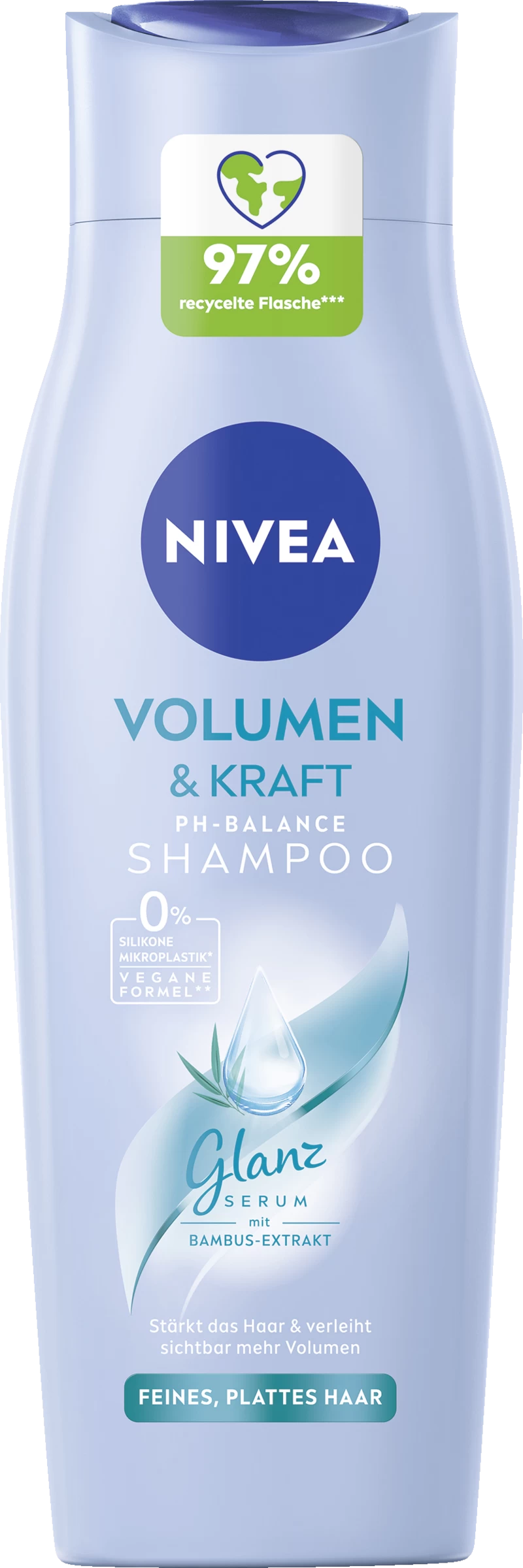 NIVEA Volumen & Kraft PH-Balance Shampoo 3 NIVEA Volumen & Kraft PH-Balance Shampoo