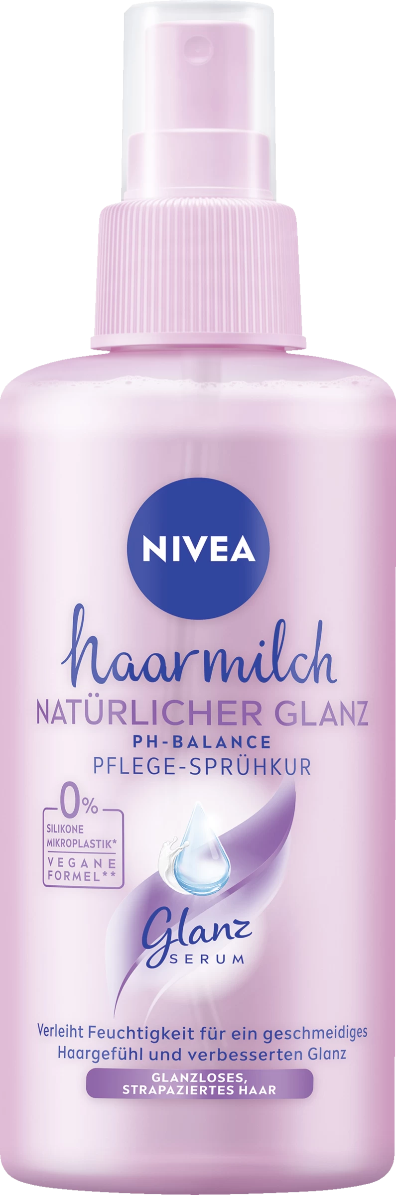 NIVEA Haarmilch Natürlicher Glanz PH-Balance Pflege-Sprühkur 3 NIVEA Haarmilch Natürlicher Glanz PH-Balance Pflege-Sprühkur