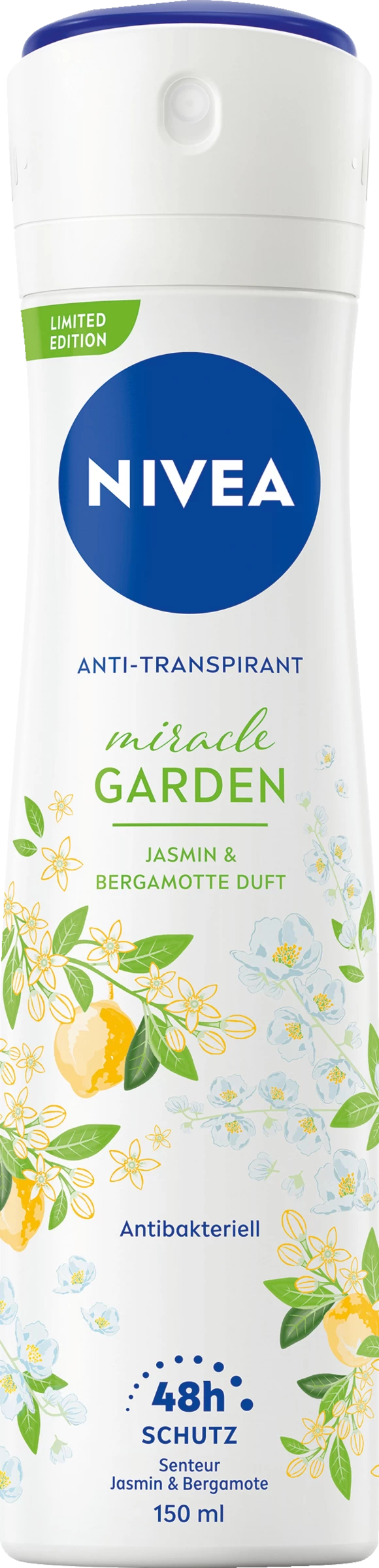 NIVEA Anti-Transpirant Spray Miracle Garden Jasmin 3 NIVEA Anti-Transpirant Spray Miracle Garden Jasmin