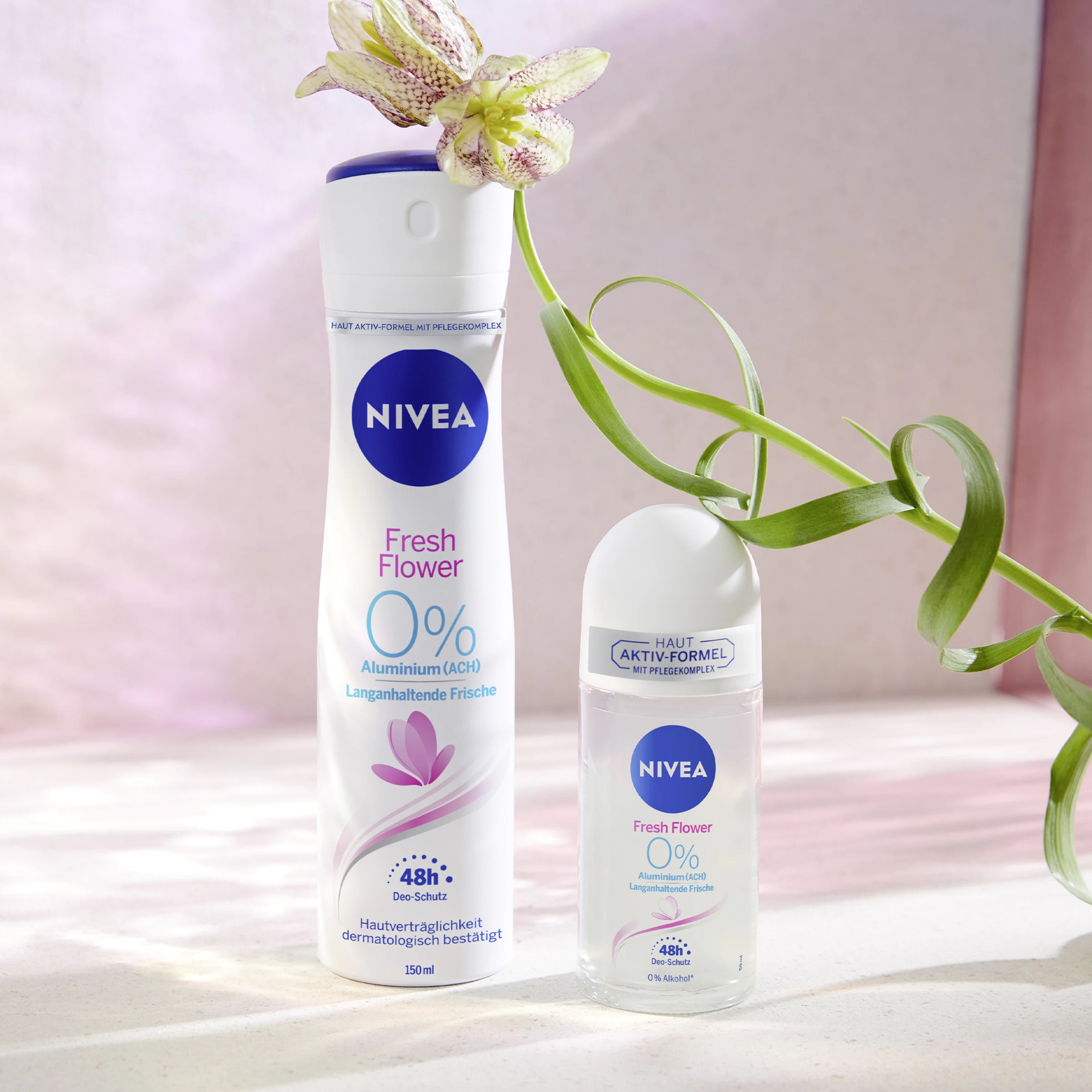 NIVEA Deodorant Spray Fresh Flower 7 NIVEA Deodorant Spray Fresh Flower – Bild 5
