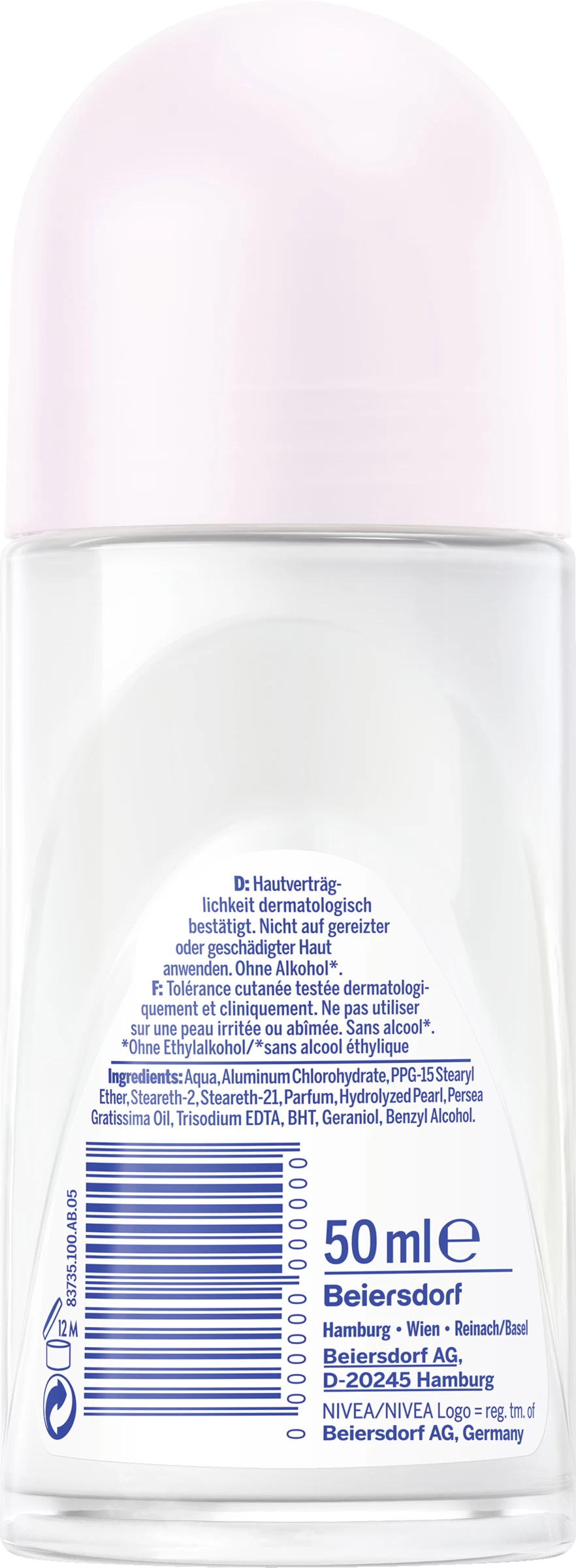 NIVEA Anti-Transpirant Roll-on Pearl & Beauty 4 NIVEA Anti-Transpirant Roll-on Pearl & Beauty – Bild 2