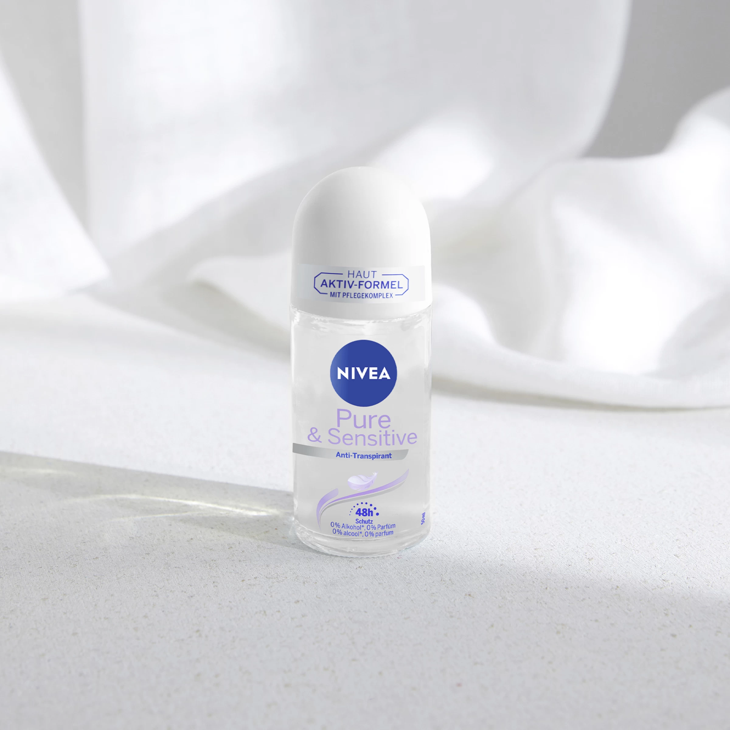 NIVEA Anti-Transpirant Roll-on Pure & Sensitive 7 NIVEA Anti-Transpirant Roll-on Pure & Sensitive – Bild 5