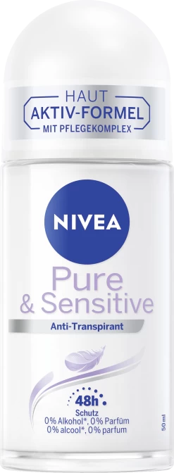 NIVEA Anti-Transpirant Roll-on Pure & Sensitive