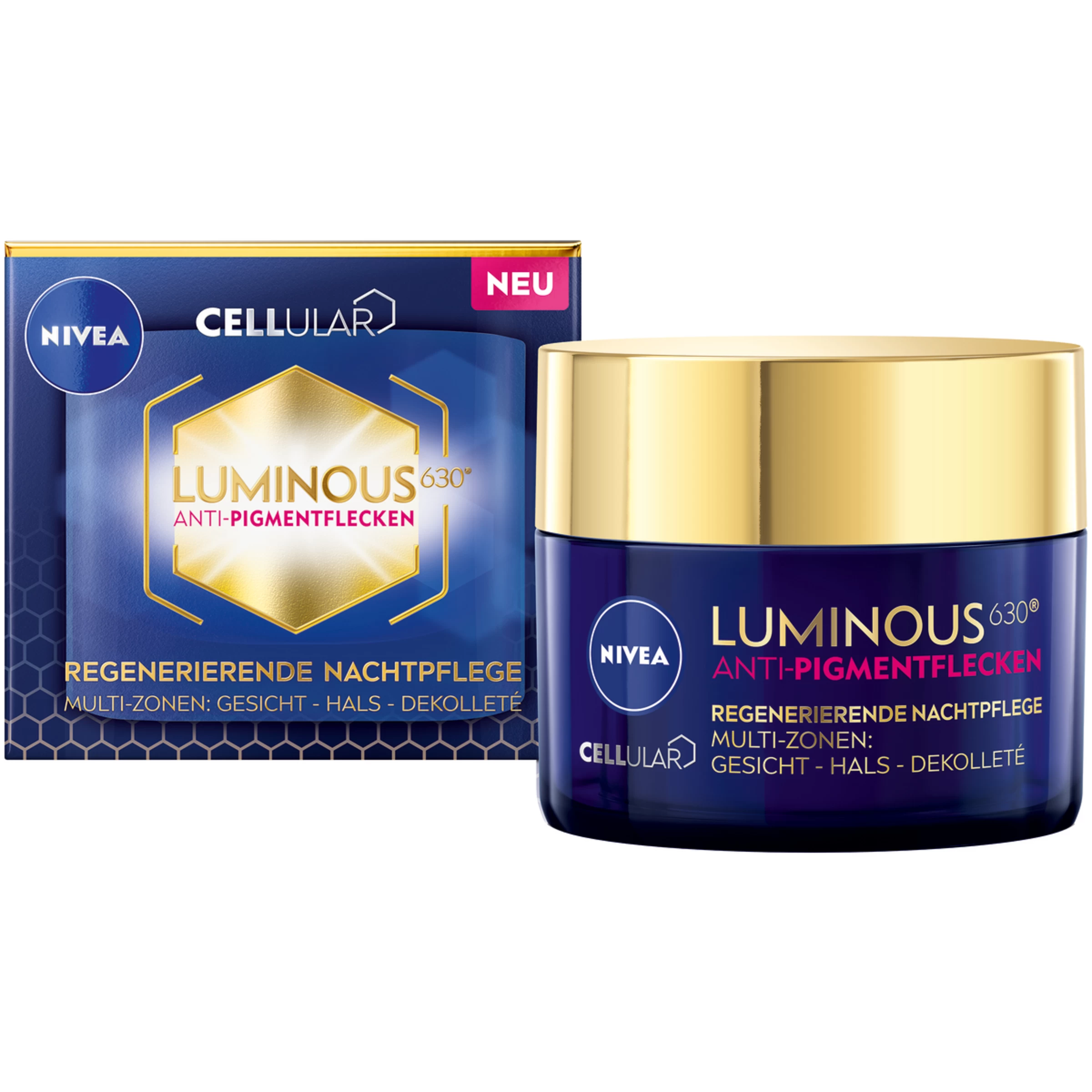 NIVEA Cellular Luminous 630 Anti Pigmentflecken Regenerierende Nachtpflege 7 NIVEA Cellular Luminous 630 Anti Pigmentflecken Regenerierende Nachtpflege – Bild 5