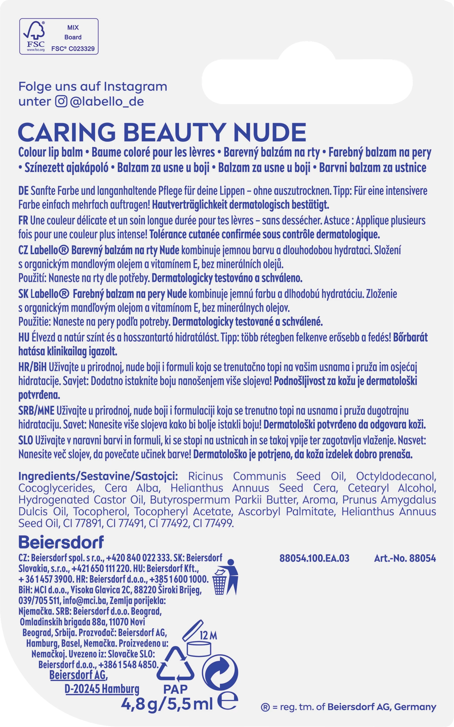 Lippenpflege Caring Beauty Nude 4 Lippenpflege Caring Beauty Nude – Bild 2