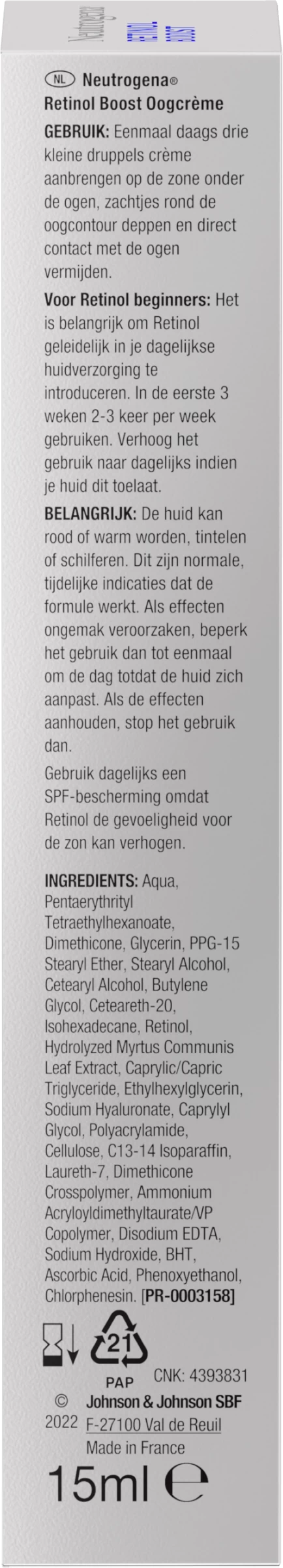 Neutrogena Anti-Age Retinol Boost Augencreme 4 Neutrogena Anti-Age Retinol Boost Augencreme – Bild 2