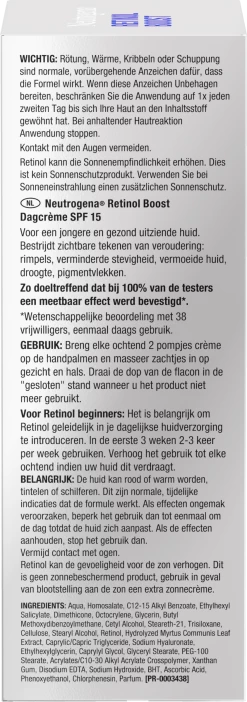 Neutrogena Anti-Age Retinol Boost Tagescreme LSF 15 13 Neutrogena Anti-Age Retinol Boost Tagescreme LSF 15 -hochwertige Pflegeprodukte MAM 8490566 SHOP IMAGE 1.4