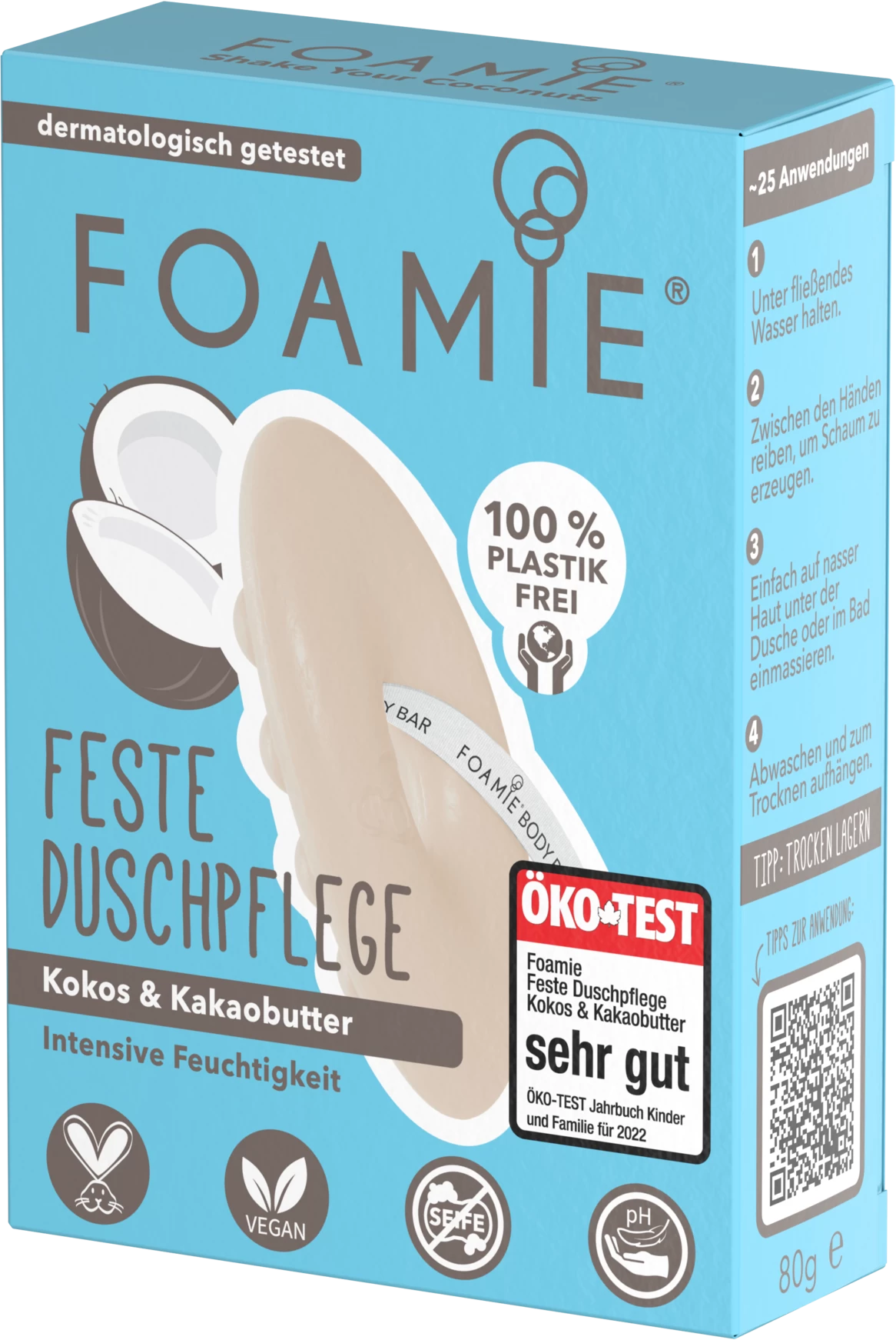 Feste Duschpflege Kokos & Kakaobutter 4 Feste Duschpflege Kokos & Kakaobutter – Bild 2