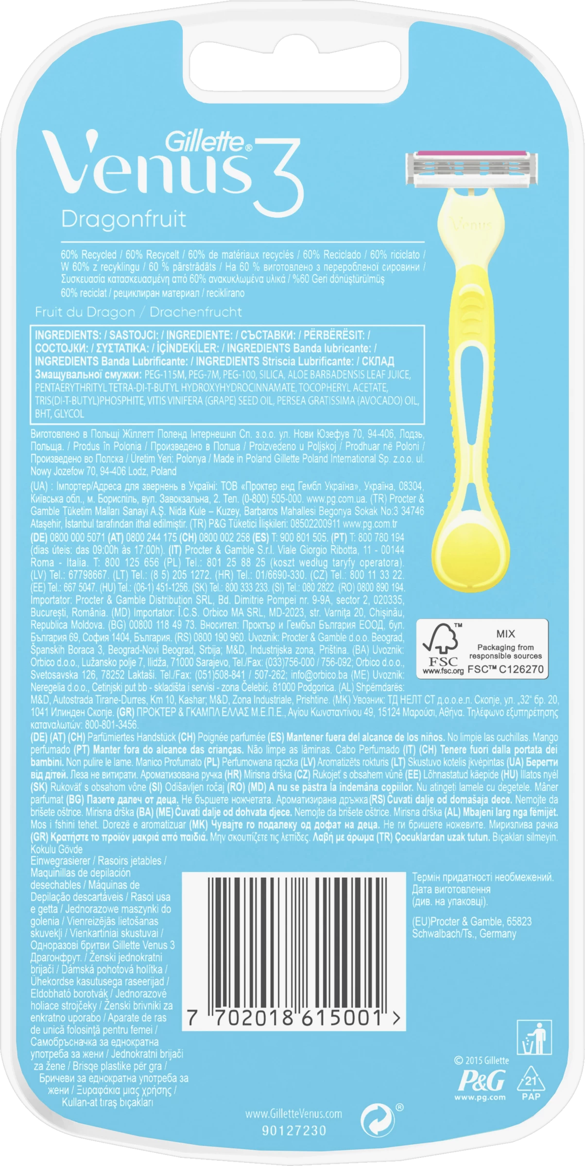 Dragonfruit Einwegrasierer 4 Dragonfruit Einwegrasierer – Bild 2