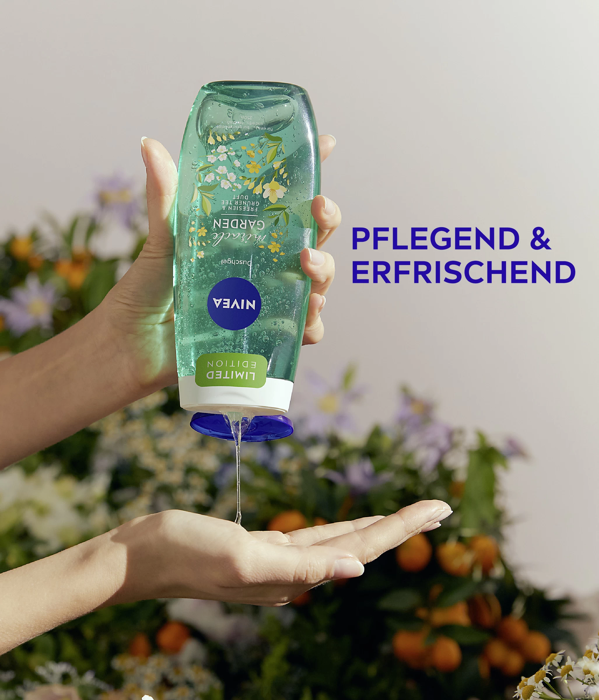 NIVEA Pflegedusche Miracle GARDEN Freesien & Grüner Tee Duft 5 NIVEA Pflegedusche Miracle GARDEN Freesien & Grüner Tee Duft – Bild 3
