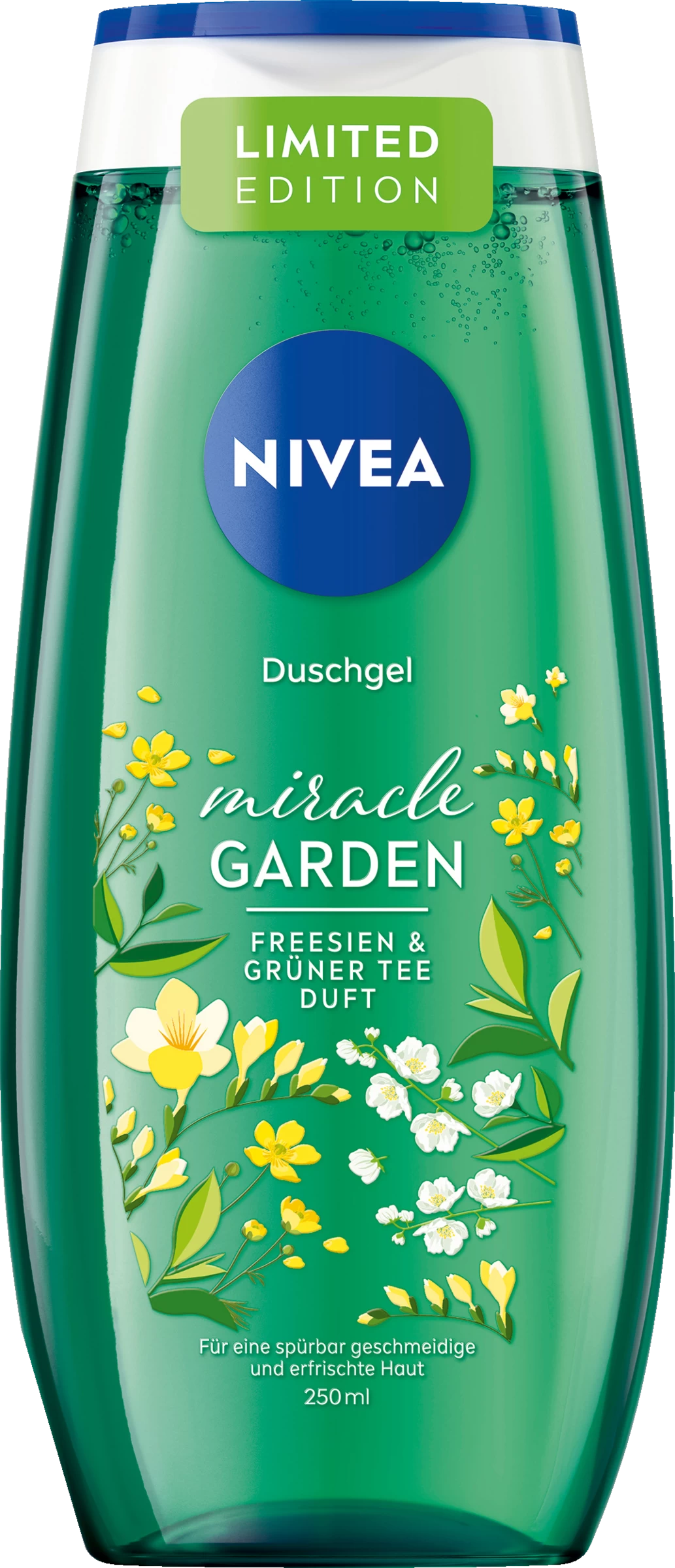 NIVEA Pflegedusche Miracle GARDEN Freesien & Grüner Tee Duft 3 NIVEA Pflegedusche Miracle GARDEN Freesien & Grüner Tee Duft